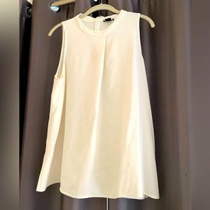 Theory White Tank Blouse